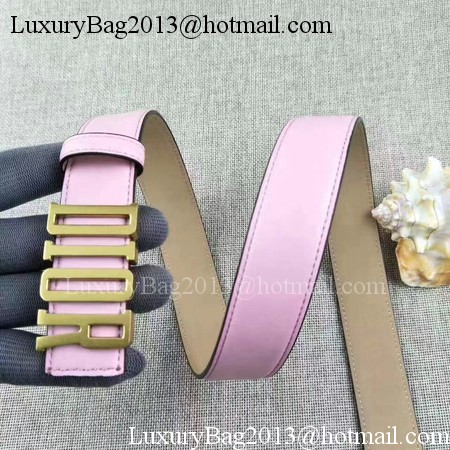 Dior 30mm Leather Belt CD2365 Pink