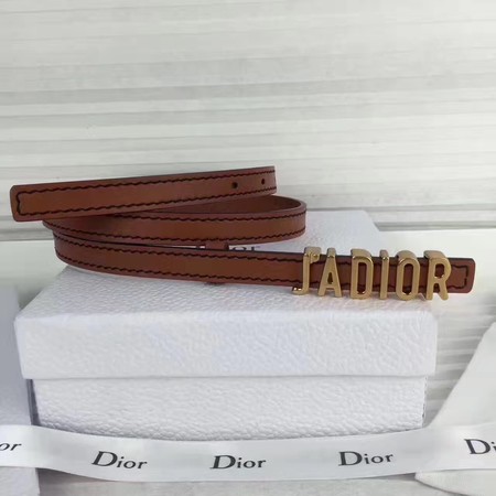 Dior 30mm Leather Belt CD2366 Brown