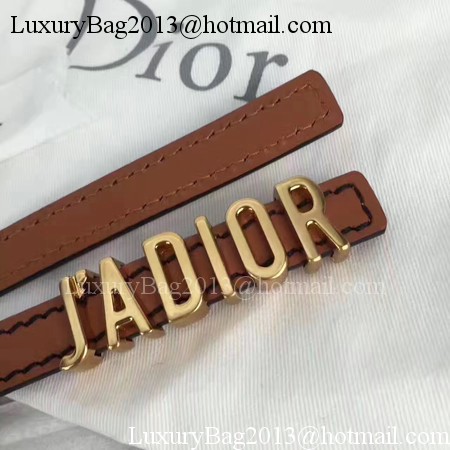 Dior 30mm Leather Belt CD2366 Brown
