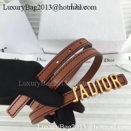 Dior 30mm Leather Belt CD2366 Brown