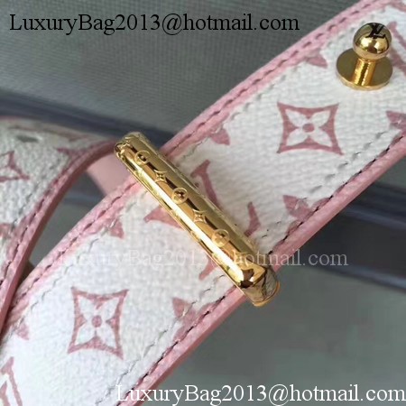 Louis Vuitton 30mm Pink Belt M9306 Gold