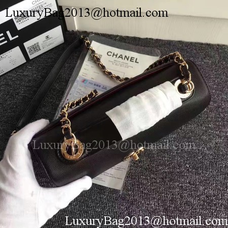 Chanel Classic Top Flap Bag Original Cannage Pattern A96587 Black