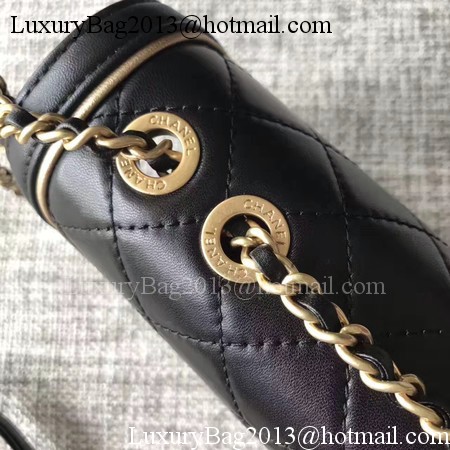 Chanel Classic Top Flap Bag Original Leather A96588 Black