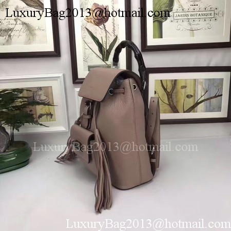 GUCCI Calfskin Leather Backpack 387149 Pink