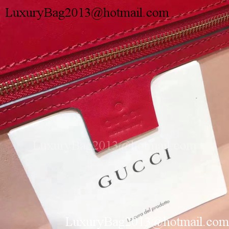 Gucci Broadway Leather mini Bag 476542 Red