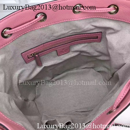 Gucci Classic Bucket Bag Original GG Canvas 381597 Pink