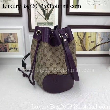 Gucci Classic Bucket Bag Original GG Canvas 381597 Purple