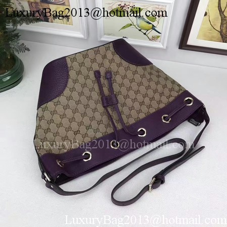 Gucci Classic Bucket Bag Original GG Canvas 381597 Purple