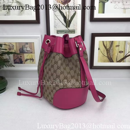 Gucci Classic Bucket Bag Original GG Canvas 381597 Rose