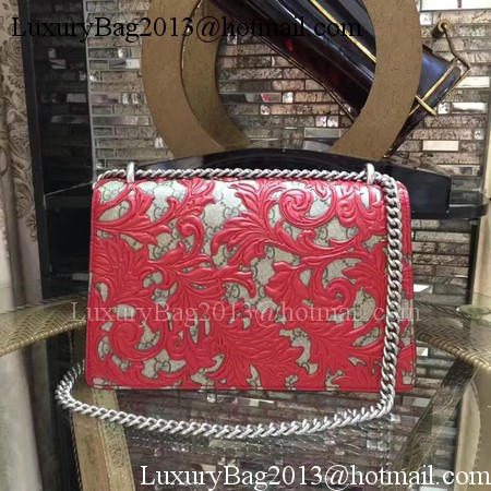 Gucci Dionysus Calf Leather Shoulder Bag 400249E Red