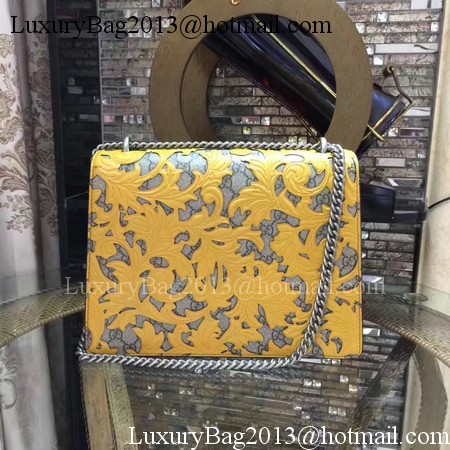 Gucci Dionysus Embroidered Shoulder Bag 400235E Yellow