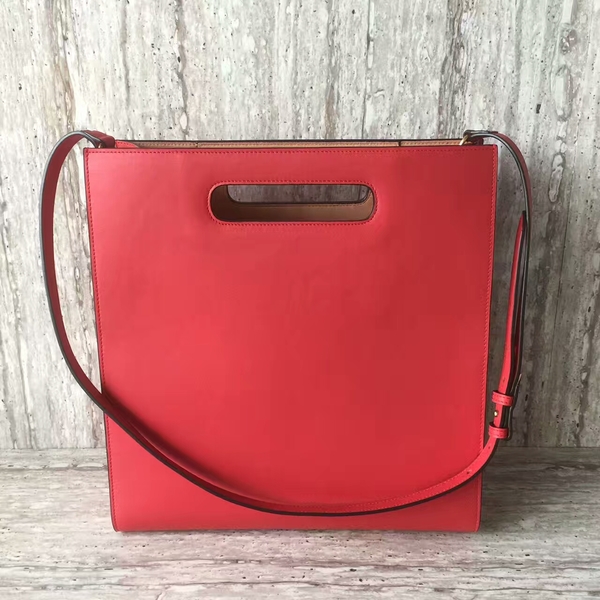 Gucci Ghost Calfskin Leather Shopper Bag 414476 Red