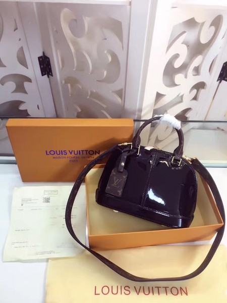 Louis Vuitton Monogram Vernis ALMA BB M54785 Purple