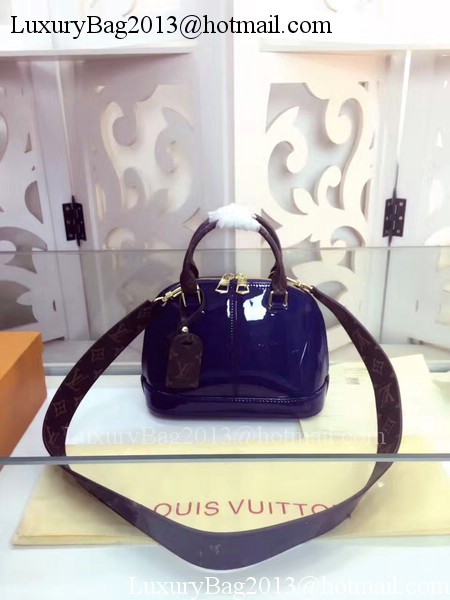 Louis Vuitton Monogram Vernis ALMA BB M54785 Violet