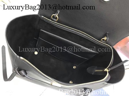 Celine Belt Bag Original Litchi Leather C3349 Black