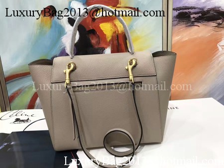 Celine Belt Bag Original Litchi Leather C3349 Light Grey