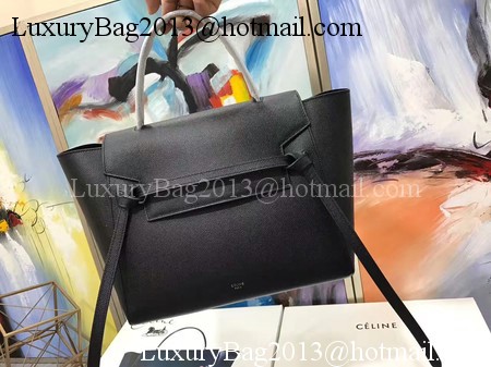 Celine Belt Bag Original Palm Skin Leather C3349 Black