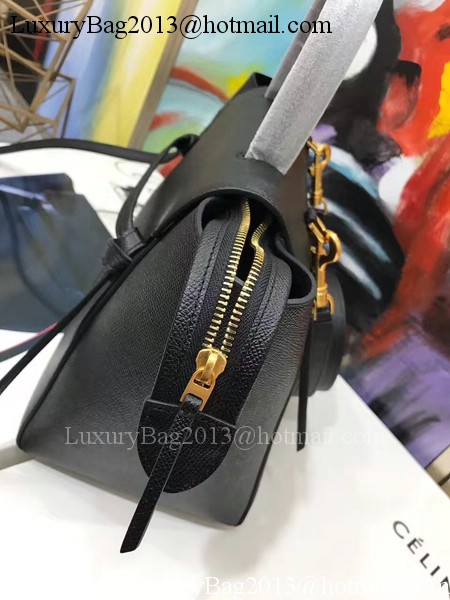 Celine Belt Bag Original Palm Skin Leather C3349 Black