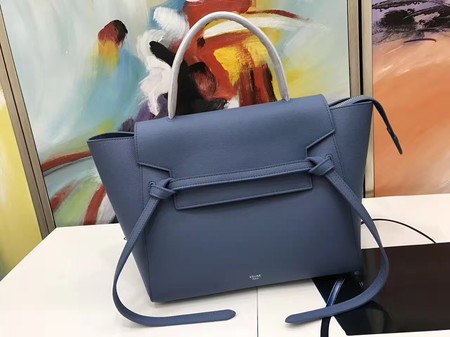 Celine Belt Bag Original Palm Skin Leather C3349 Blue