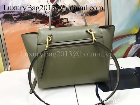 Celine Belt Bag Original Palm Skin Leather C3349 Deep Green