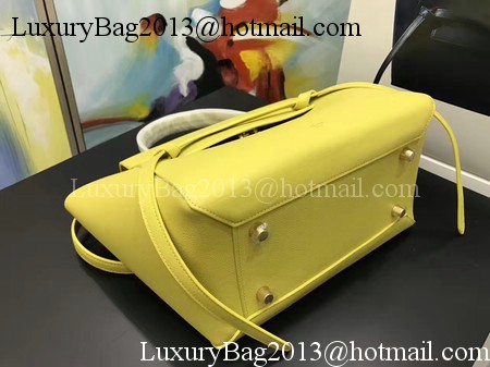 Celine Belt Bag Original Palm Skin Leather C3349 Lemon