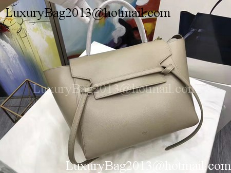 Celine Belt Bag Original Palm Skin Leather C3349 Light Grey