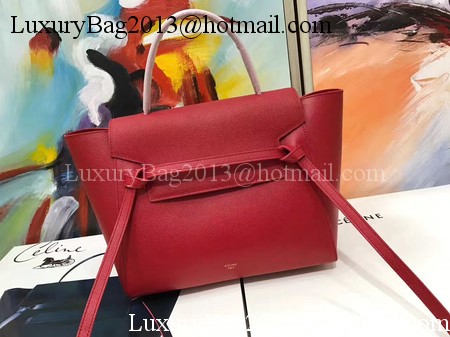 Celine Belt Bag Original Palm Skin Leather C3349 Red