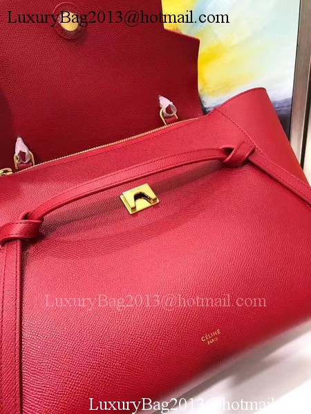 Celine Belt Bag Original Palm Skin Leather C3349 Red