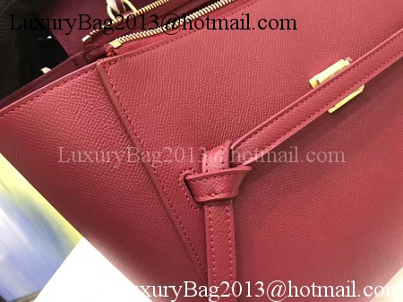 Celine Belt Bag Original Palm Skin Leather C3349 Wine