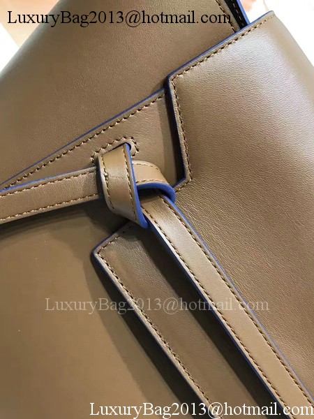 Celine Belt Bag Original Smooth Leather C3349 Brown&Blue