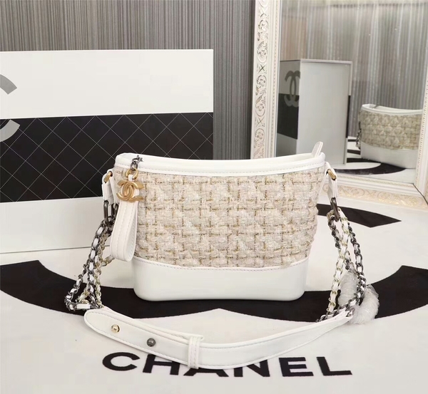 Chanel Gabrielle Mini Shoulder Bag 8122 White