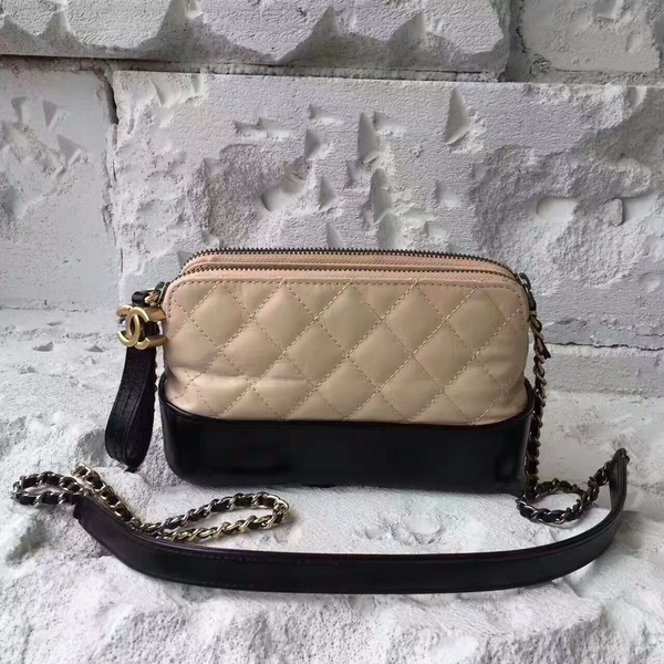 Chanel 2017 Gabrielle Original Leather Shoulder Bag 17817 Camel