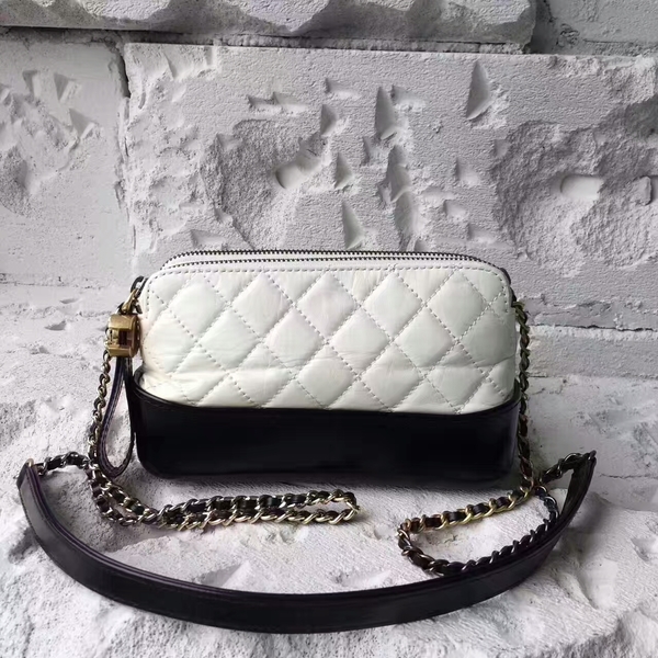 Chanel 2017 Gabrielle Original Leather Shoulder Bag 17817 White
