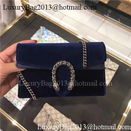 Gucci Dionysus Velvet Super mini Bag 476432 Black