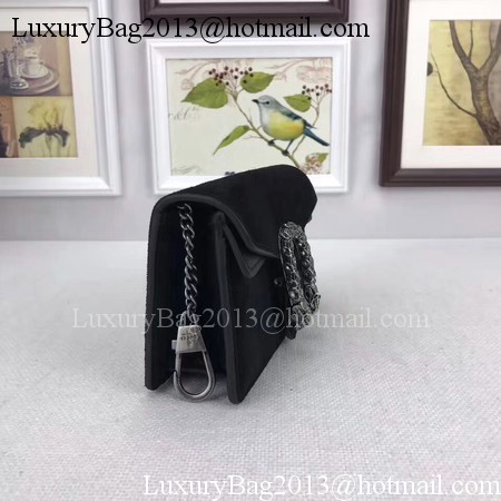 Gucci Dionysus Velvet Super mini Bag 476432 Black