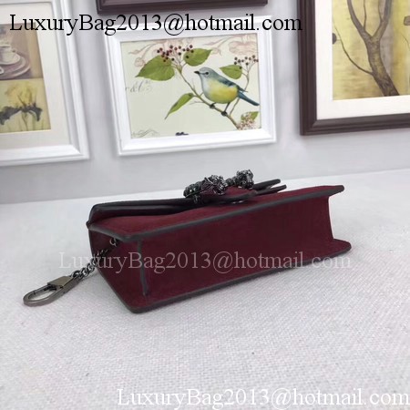 Gucci Dionysus Velvet Super mini Bag 476432 Red