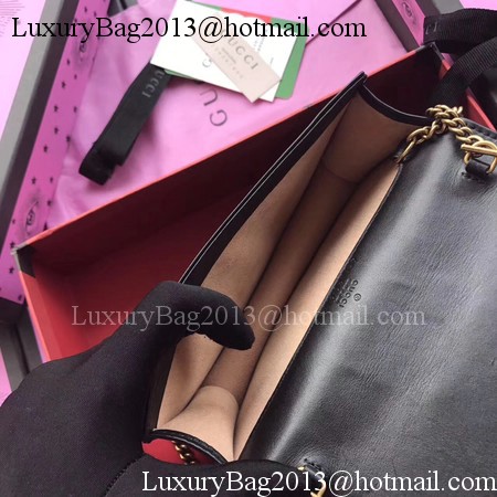 Gucci GG Marmont Animal Studs mini Bag 488426 Black