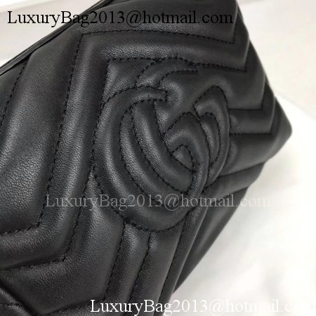 Gucci GG Marmont Cosmetic Case 476165 Black