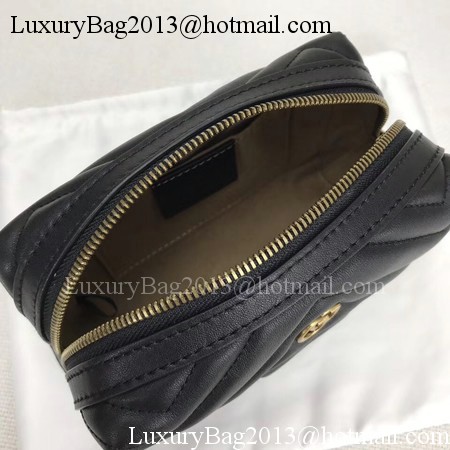 Gucci GG Marmont Cosmetic Case 476165 Black