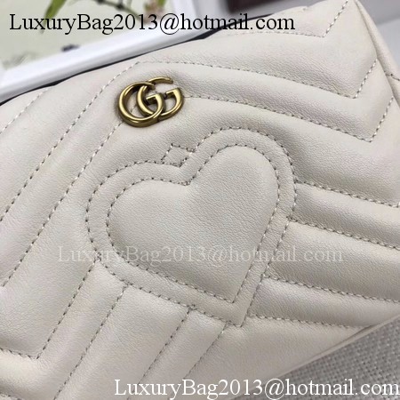 Gucci GG Marmont Cosmetic Case 476165 OffWhite