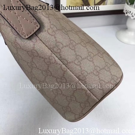 Gucci GG Supreme Canvas Tote Bag 353440 Apricot