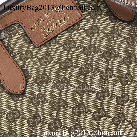 Gucci GG Supreme Canvas Tote Bag 368925 Brown