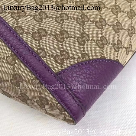Gucci GG Supreme Canvas Tote Bag 368925 Purple