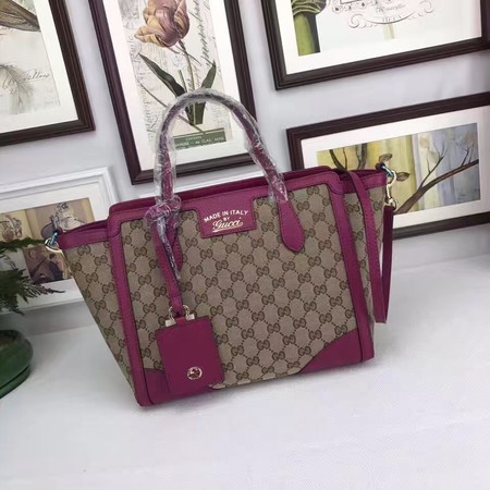 Gucci GG Supreme Canvas Tote Bag 368925 Rose