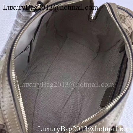 Gucci Vintage Web Canvas Denim Bonton Bag 269876 Wheat