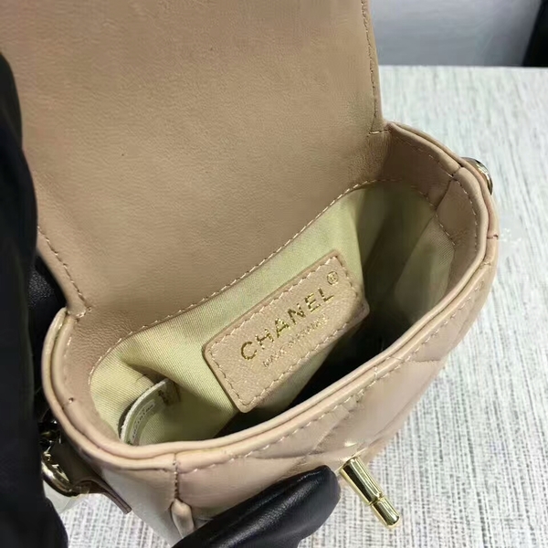 Chanel Sheepskin Leather Shoulder Bag 7023 Camel