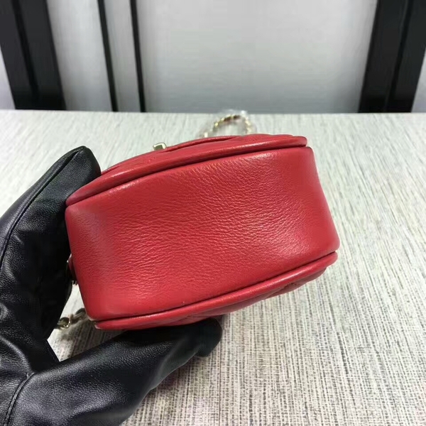 Chanel Sheepskin Leather Shoulder Bag 7023 Red