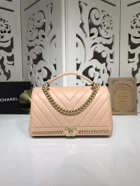 Chanel Classic Flap Bag Original Leather A91845 Apricot