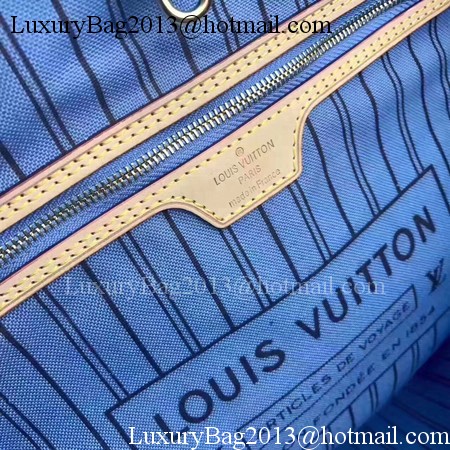 Louis Vuitton MONOGRAM Canvas NEVERFULL MM M41050 Blue