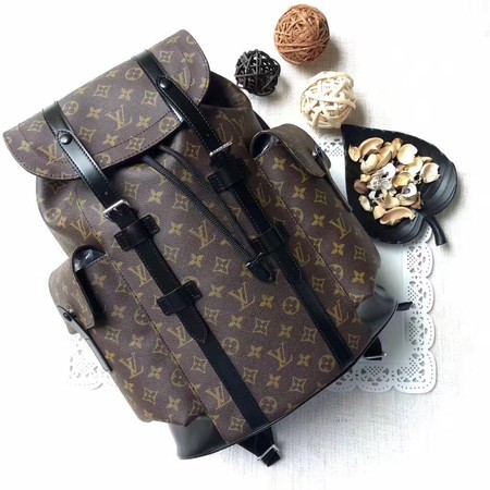 Louis Vuitton Monogram Macassar Canvas CHRISTOPHER PM M43735